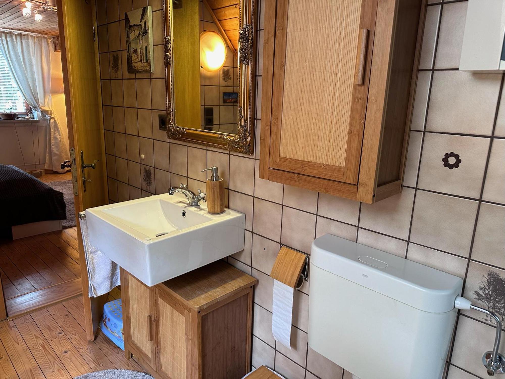 Ferienhaus Am Waldesrand Hatten Esterno foto